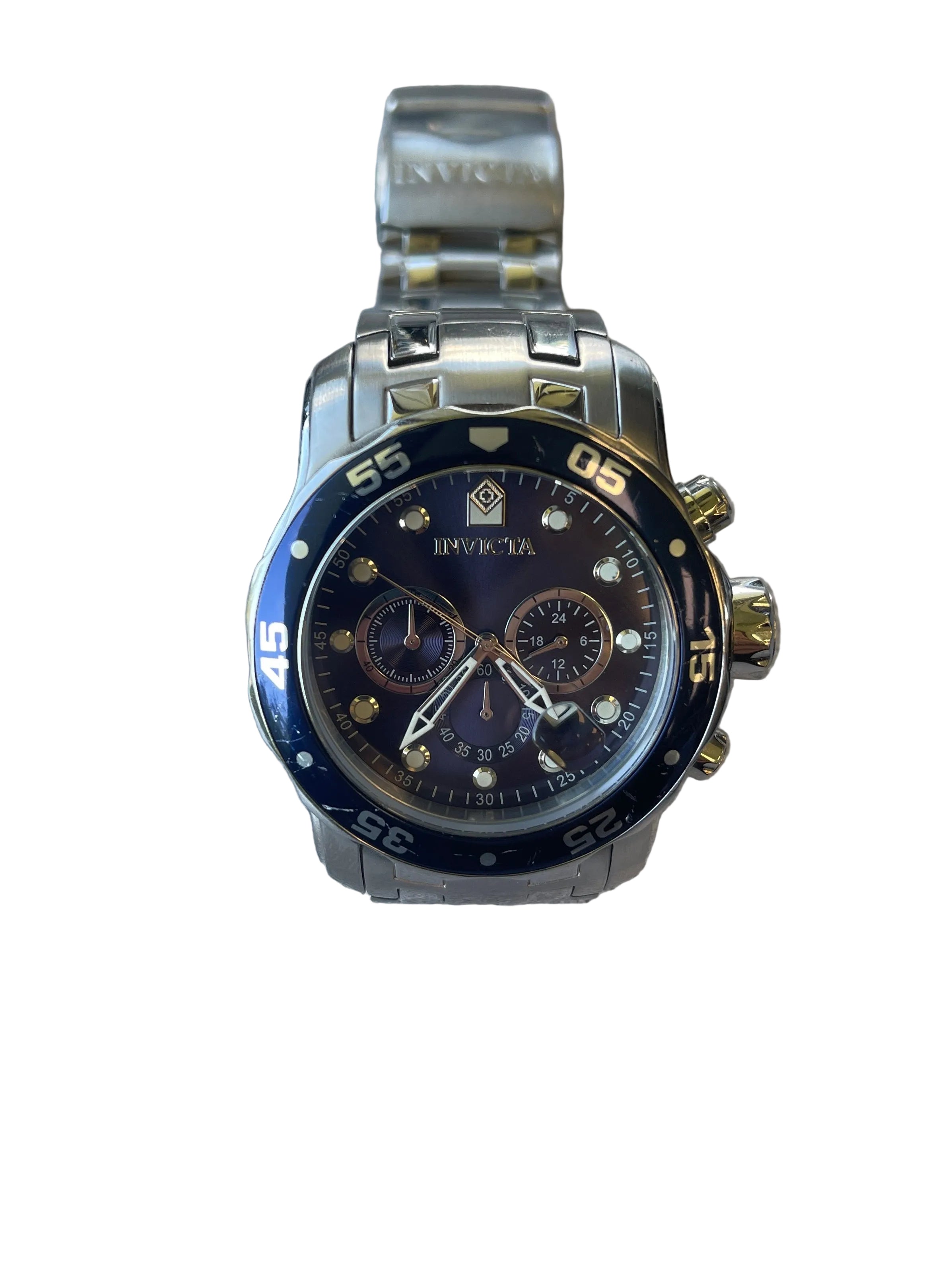 Invicta Pro Diver  Chronograph  Blue Dial Quartz 48mm
