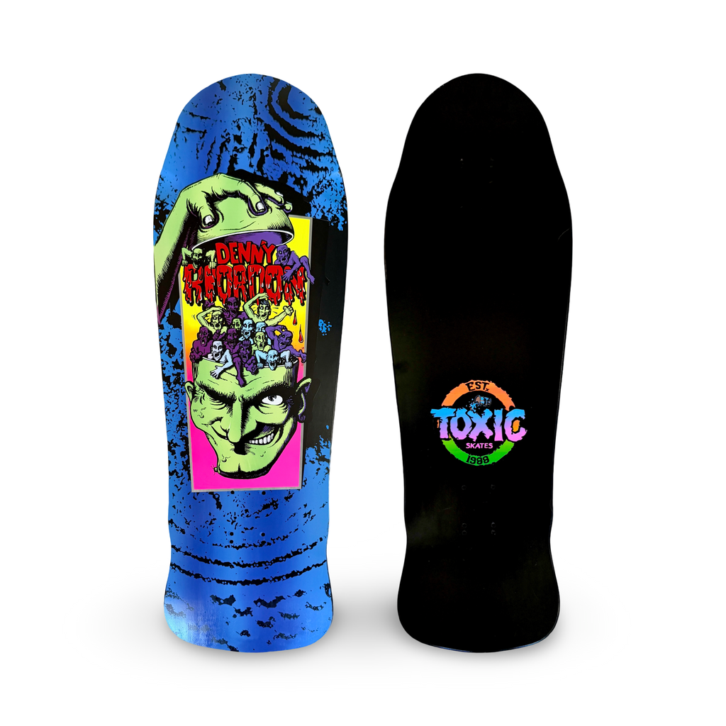 Denny Riordon Men-in-the-Head LIMITED-EDITION Toxic Deck 10.25”x31” HAND-PAINTED (1 of 10)